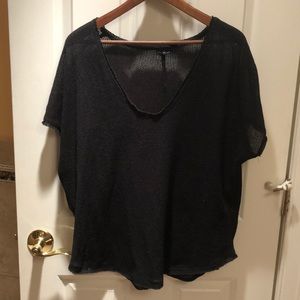 Urban outfitters knit v neck tshirt